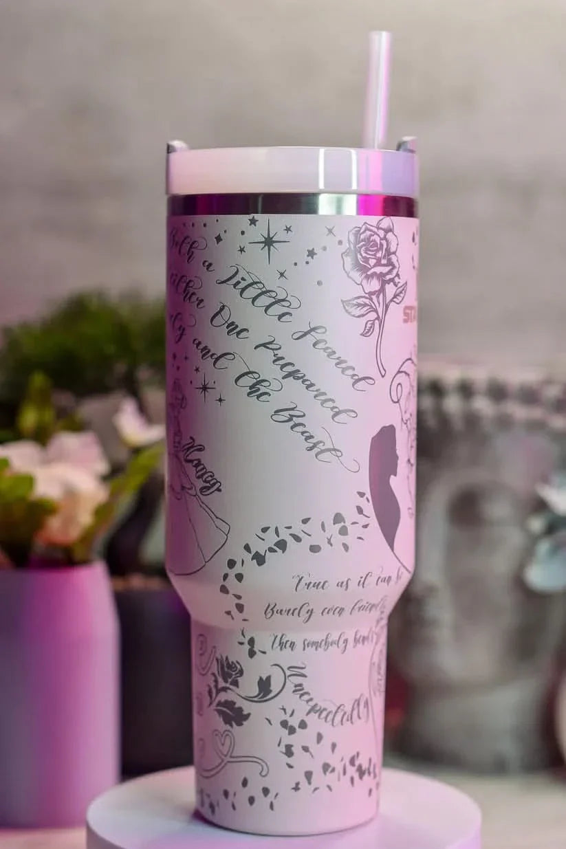 40oz Quencher A Tale as Old as Time Custom Tumbler TW42