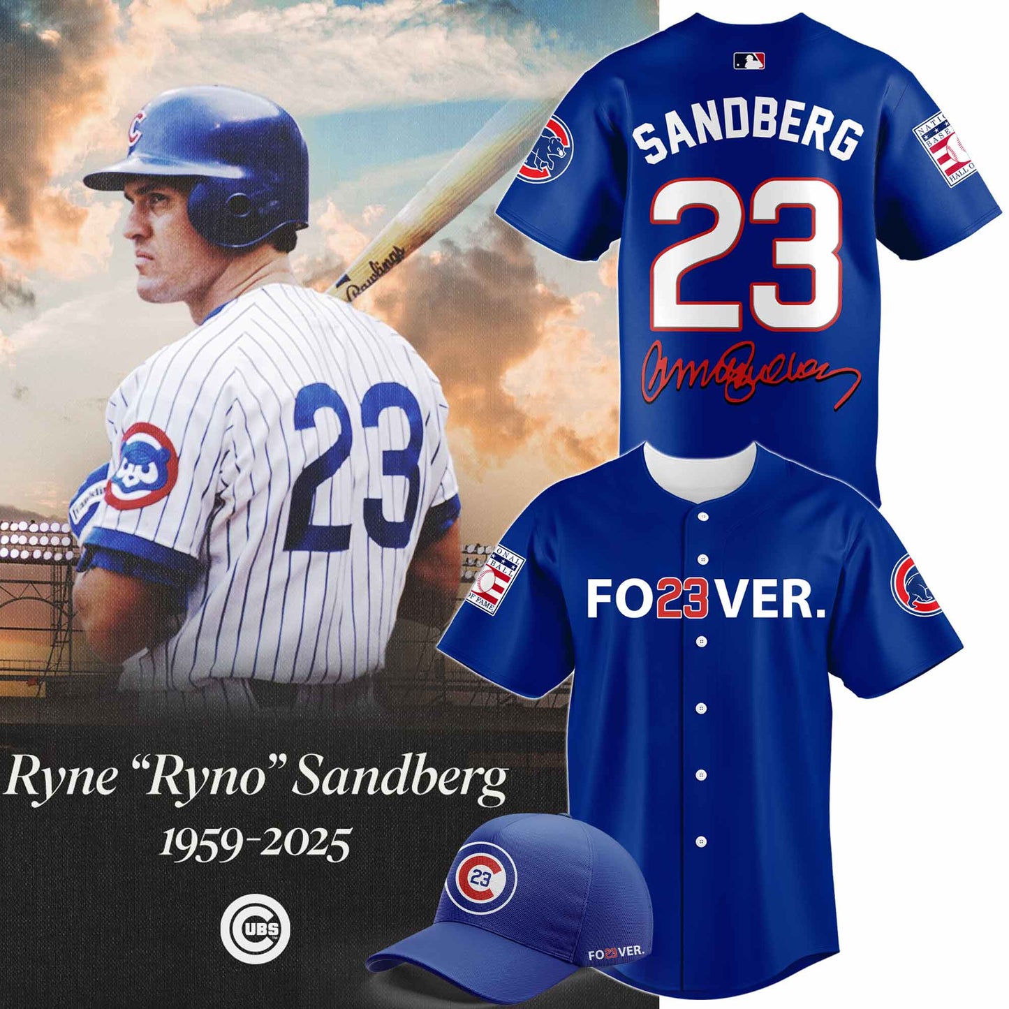 Chicago Cubs 'Ryne Sandberg Tribute' Vapor Premier Limited Jersey V6