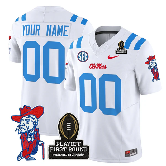 Custom OMR 2025 Playoff First Round Vapor Limited Jersey - Stitched