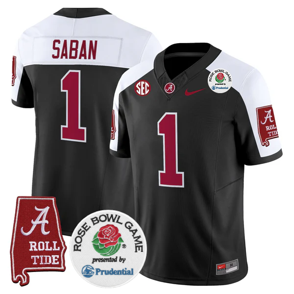 BAMA 2025 Rose Bowl Vapor Limited Jersey - All Stitched