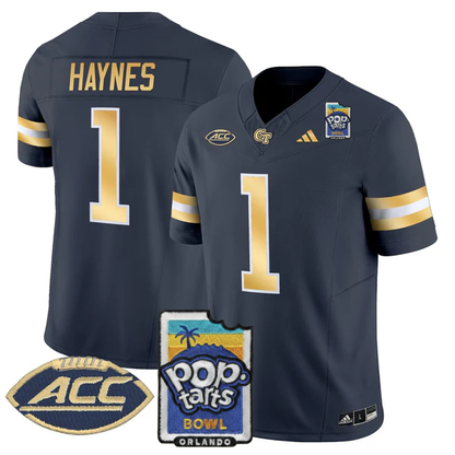 GTYJ 2025 PopTarts Bowl Patch Vapor Limited Jersey - All Stitched