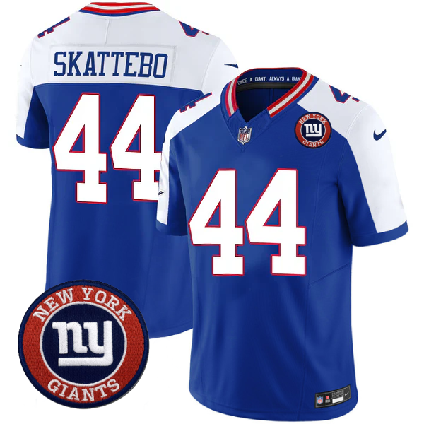 Cameron Skattebo #44 NY Giants Jersey - All Stitched N1