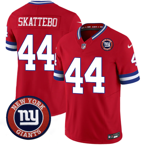 Cameron Skattebo #44 NY Giants Jersey - All Stitched N1