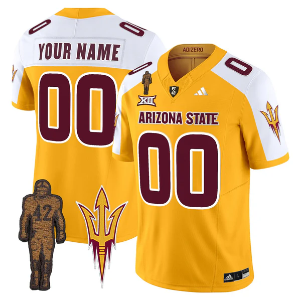 Arizona State Sun Devils Pat Tillman Honoring Patch Vapor Limited Custom Jersey - All Stitched