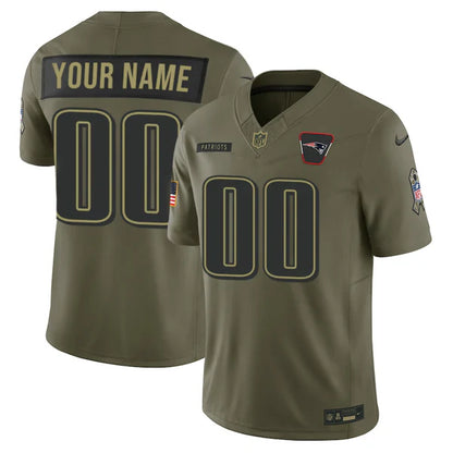 New England Patriots 2025 "Rivalries" Vapor Limited Custom Jersey - All Stitched