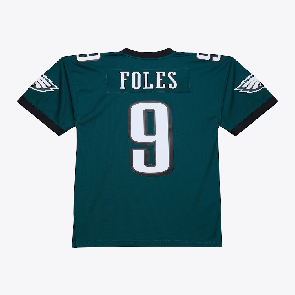 PHI Kelly Green Nick Foles 2017 Midnight Green Legacy Jersey - All Stitched