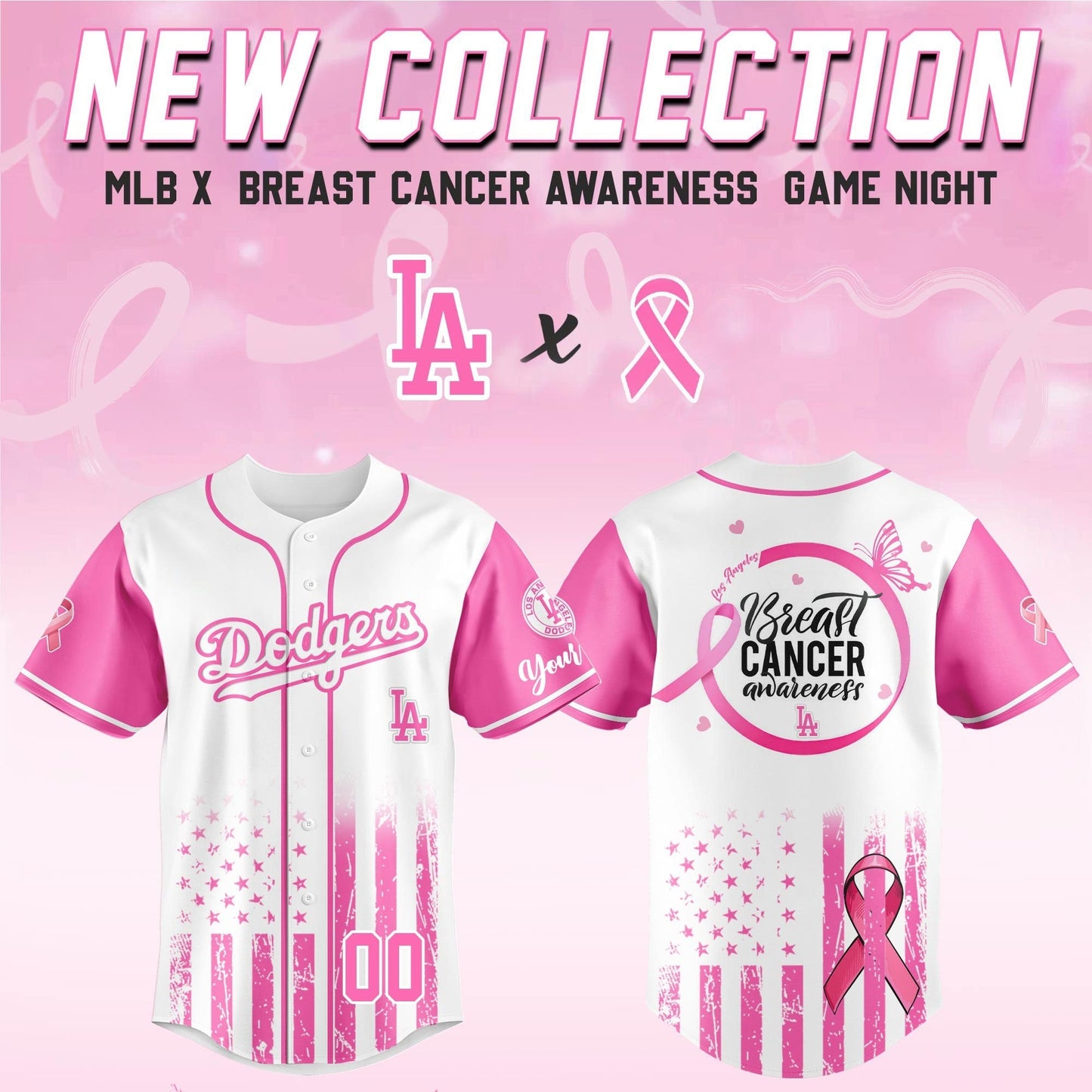 LAD x Breast Cancer Awareness Night - Limited Edition Jersey - Printed