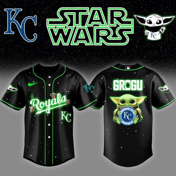 Kansas City Royals x Stars Wars Grogu Night Baseball Jersey Editions Limited v3