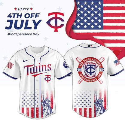 Minnesota Twins Special Independence Day Limited Edition Jersey