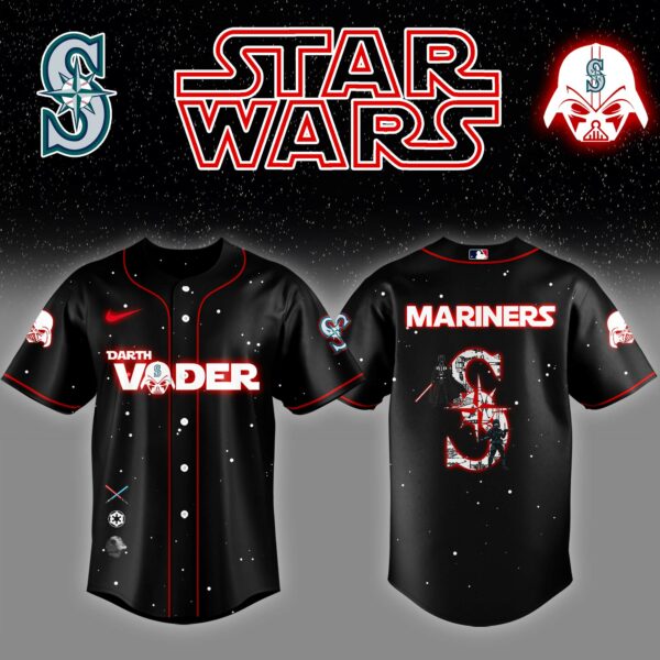 Seattle Mariners x Stars Wars Darth Vader Night Baseball Jersey Editions Limited v2