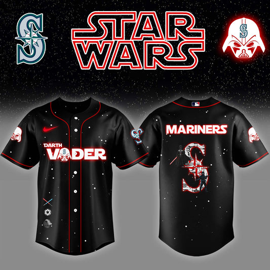 Seattle Mariners x Stars Wars Darth Vader Night Baseball Jersey Editions Limited v2
