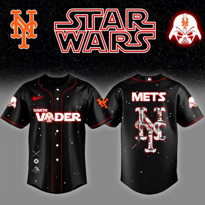New York Mets x Stars Wars Darth Vader Night Baseball Jersey Editions Limited v2