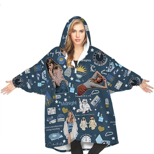 Taylor Swift Midnight Album Blanket Hoodie - HL130803