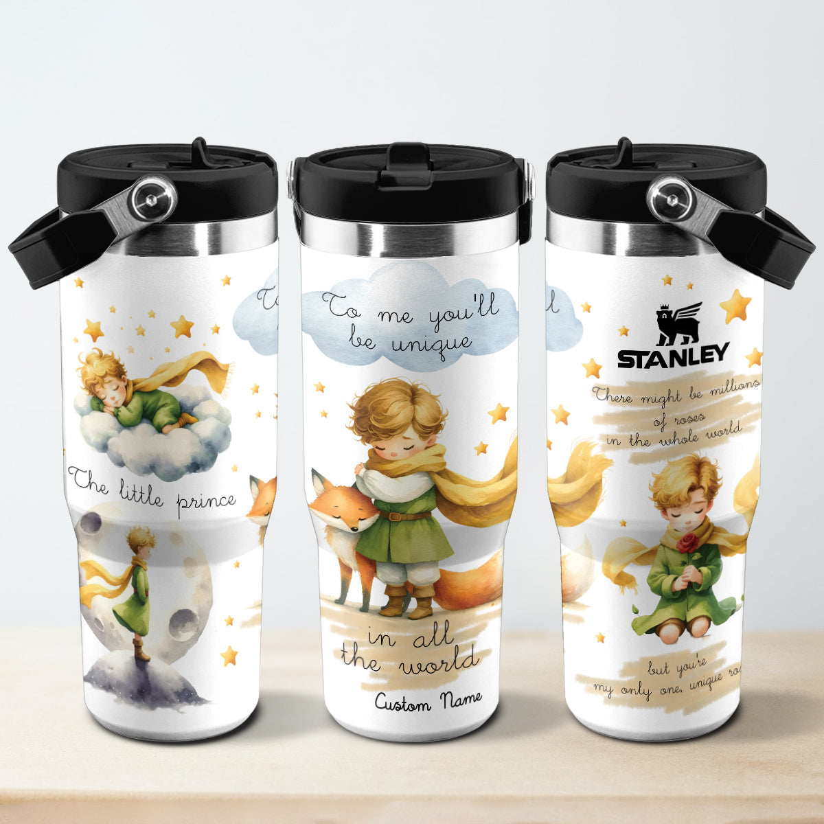 The Little Prince Custom Name IceFlow 40oz Tumbler - 412MC-TB007