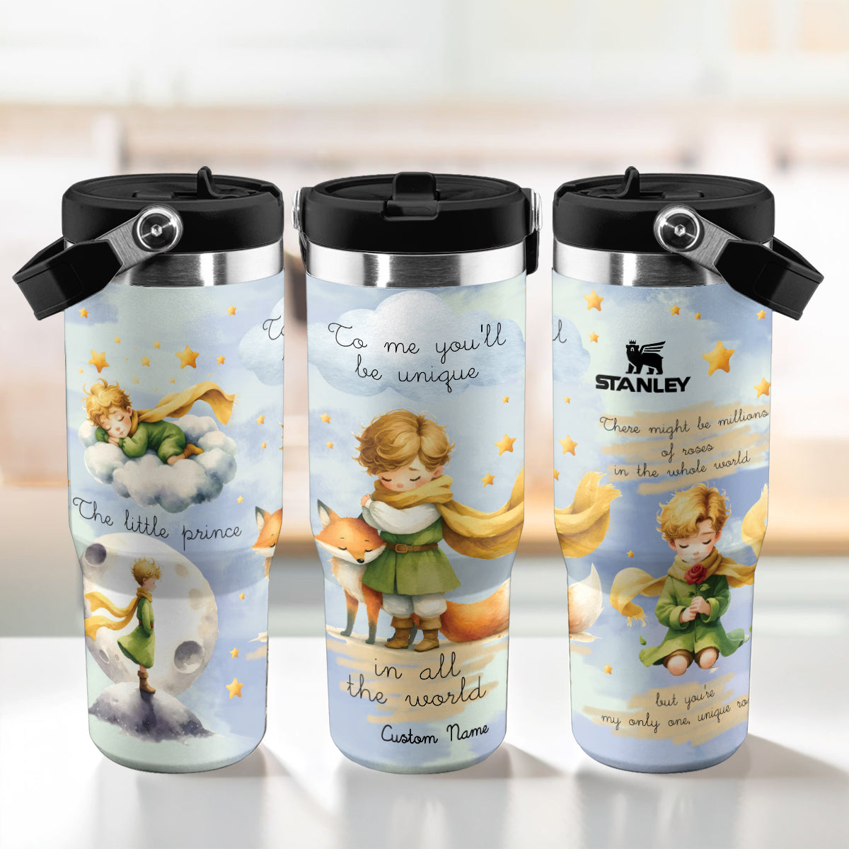 The Little Prince Custom Name IceFlow 40oz Tumbler - 412MC-TB007