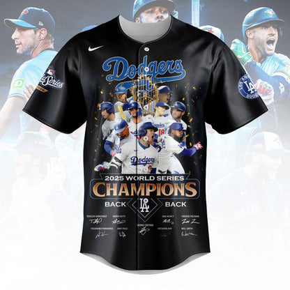 Dodgers  2025 World Series Champions Jersey - Printed