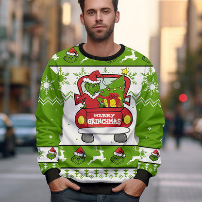 Christmas Grinch Ugly Sweater - 411TT-US007