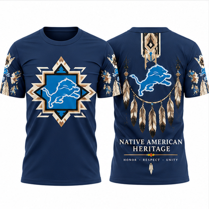 DET Native American Heritage 2026 3D T-Shirt - Printed