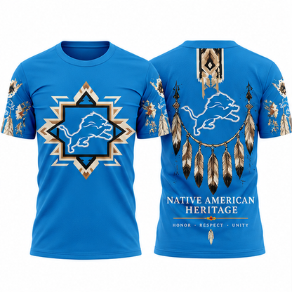 DET Native American Heritage 2026 3D T-Shirt - Printed