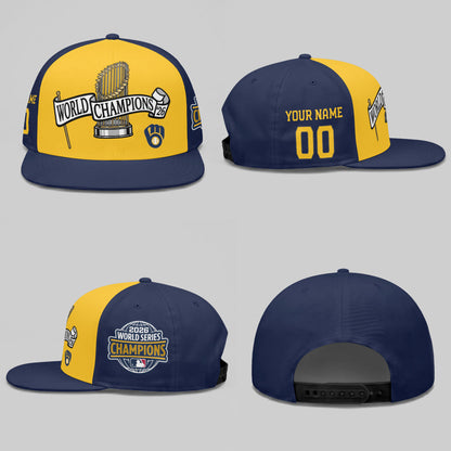 MIL 2026 WS Champions City Connect Personalized Snapback Cap - Printed V7