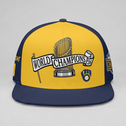 MIL 2026 WS Champions City Connect Personalized Snapback Cap - Printed V7