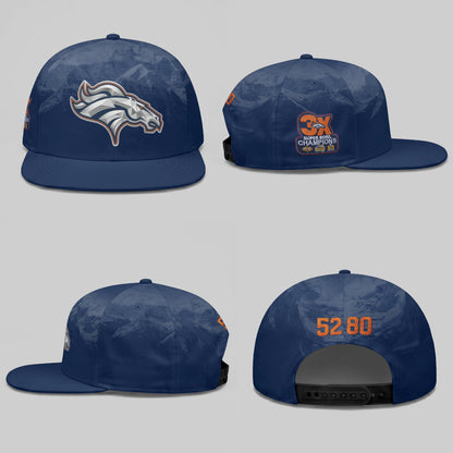 DEN Fan Gear Mile High Edition Snapback Cap - Printed
