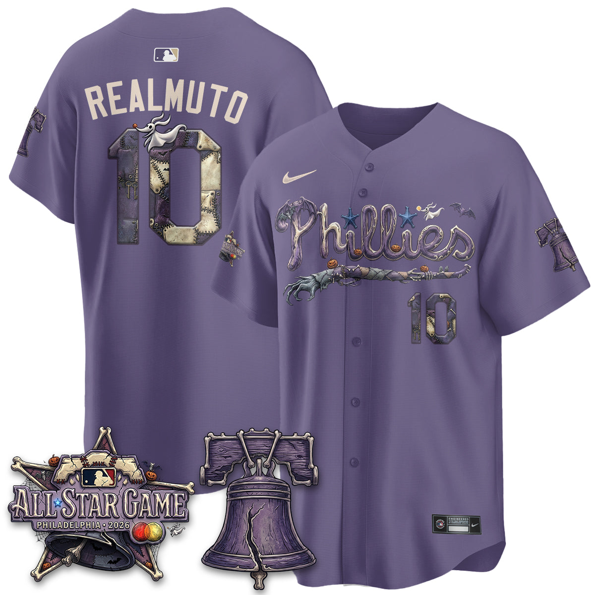 Philadelphia Phillies Nightmare Edition Vapor Jersey - Printed