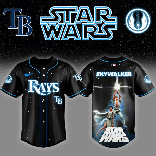 Tampa Bay Rays x Stars Wars Luke Skywalker Game Night Baseball Jersey Editions Limited v4