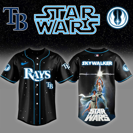 Tampa Bay Rays x Stars Wars Luke Skywalker Game Night Baseball Jersey Editions Limited v4