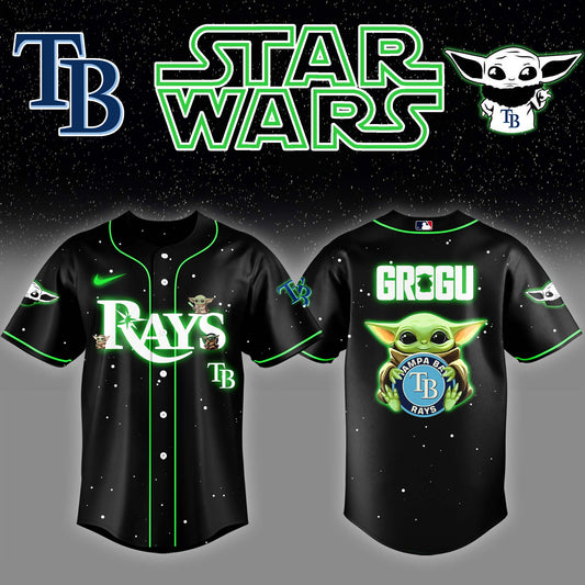 Tampa Bay Rays x Stars Wars Grogu Night Baseball Jersey Editions Limited v3