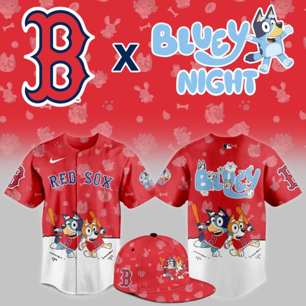 Boston Red Sox 2025 Bluey Night Limited Jersey Printed