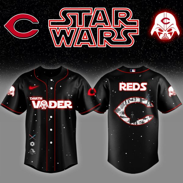 Cincinnati Reds x Stars Wars Night Darth Vader Baseball Jersey Editions Limited v2