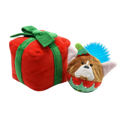 Plush Snuffle Rose Dog Toy | Interactive Treat Hiding