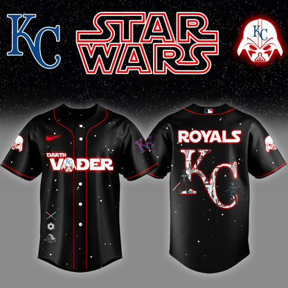 Kansas City Royals x Stars Wars Darth Vader Night Baseball Jersey Editions Limited v2