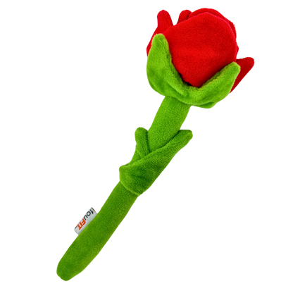 Plush Snuffle Rose Dog Toy | Interactive Treat Hiding