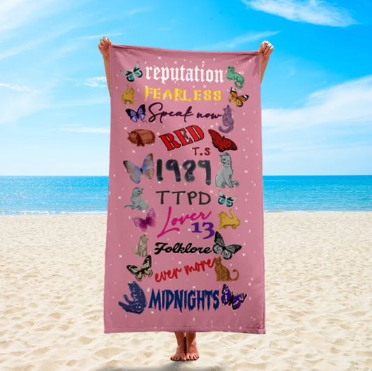 Swiftie Albums Beach Towels- 406TTBT078