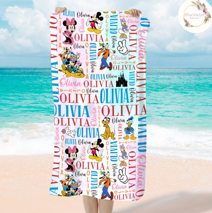 Mickey and Friends Disney Summer Beach Towel- 406TTBT166