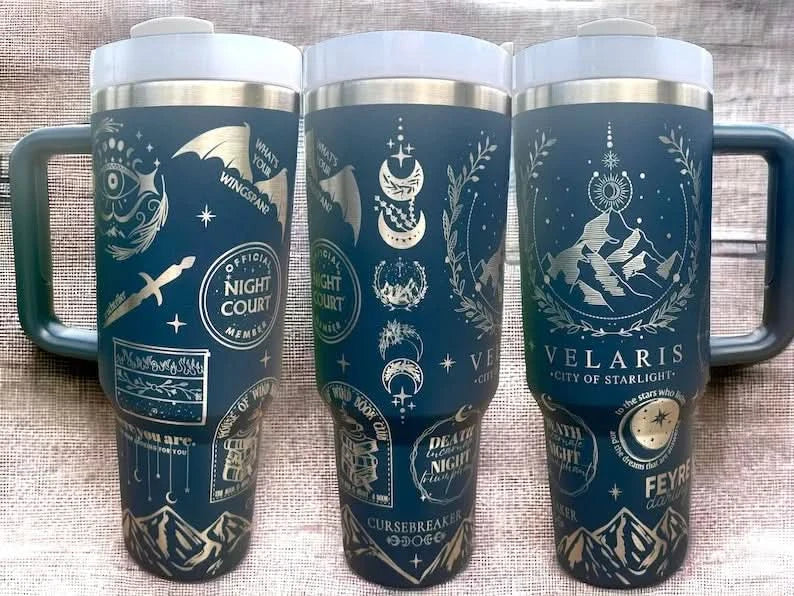 40 Oz Velaris Tumbler, ACOTAR Merch TA01