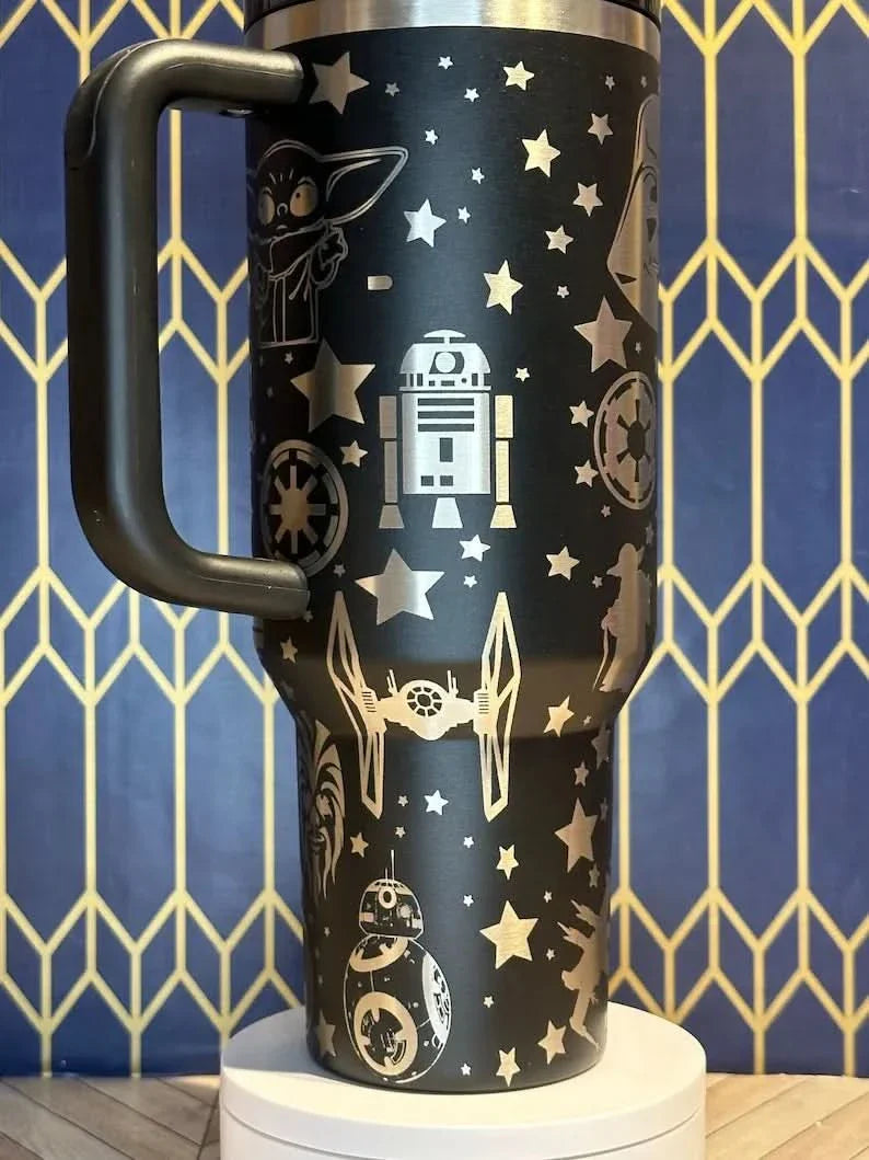 Galactic Sipper: SW Themed Insulated SWA05 40oz Tumbler