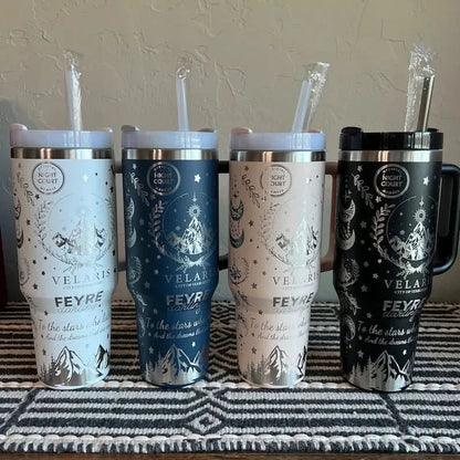 40 Oz ACOTAR Pattern Tumbler - Perfect Gift for Fans TA02