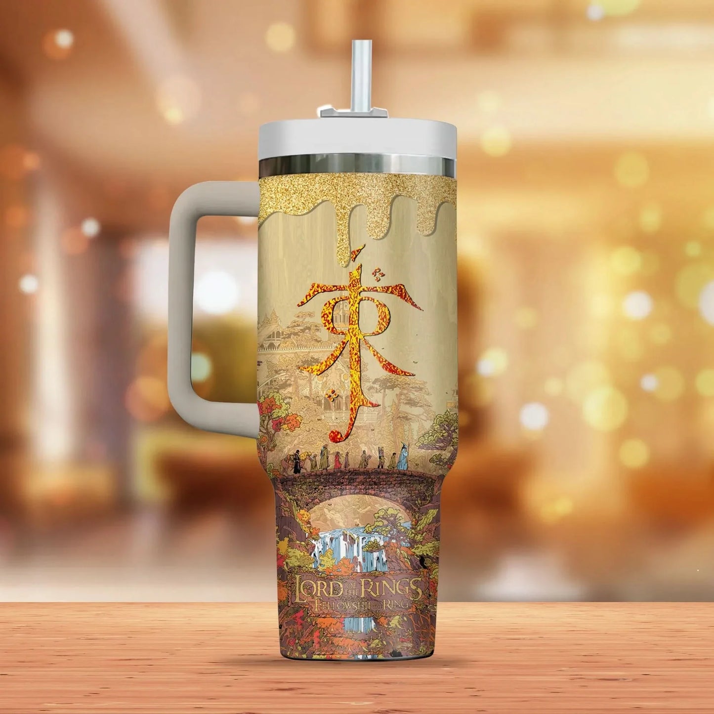 Lord of the Rings LLR5 - Engraved 40oz Tumbler