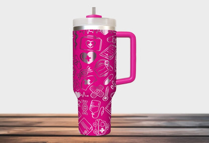 Nurse Life Tumbler 40oz NUR12 - Gift For Nurse