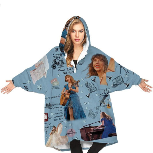 Taylor's Vesion 1989 Blue Blanket Hoodie - HL120809