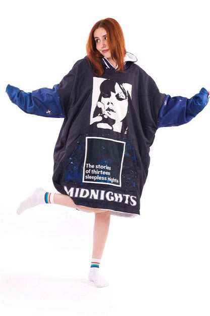 Taylor Midnights Blanket Hoodie Pink - HL160801