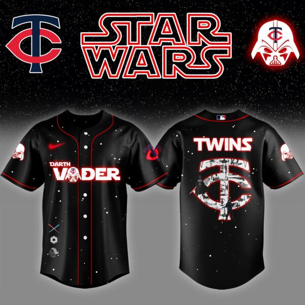 Minnesota Twins x Stars Wars Darth Vader Night Baseball Jersey Editions Limited v2