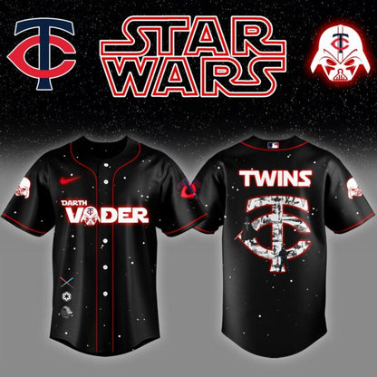 Minnesota Twins x Stars Wars Darth Vader Night Baseball Jersey Editions Limited v2