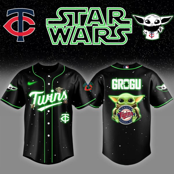 Minnesota Twins x Stars Wars Grogu Night Baseball Jersey Editions Limited v3