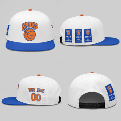 NYK 3X Champions Personalized Snapback Cap - Printed